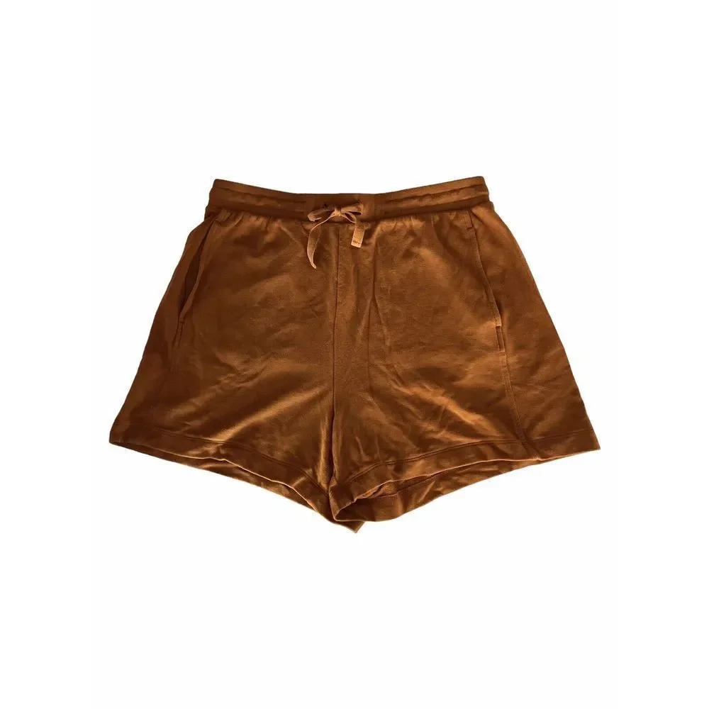 Lou & Grey Loft Burnt orange Jersey Pull On Elastic Waistband Size Medium Pocket